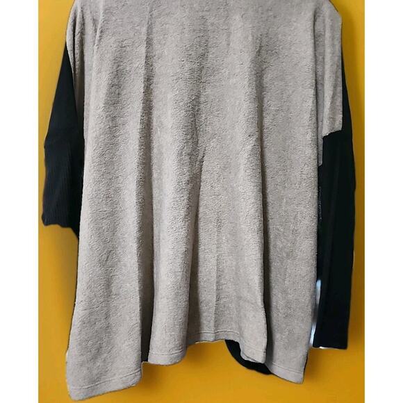 ANTHROPOLOGIE AMADI Top NWT Crossover Blouse New A130 Viscose Wool Small New - Picture 4 of 6